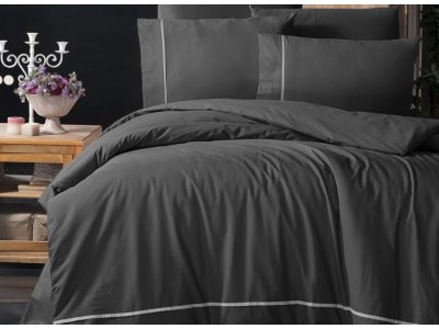 Постельное белье First Choice - Dark Alisa Anthracite (Turkey), евро комплект Постельное белье First Choice - Dark Alisa Anthracite (Turkey), евро комплект